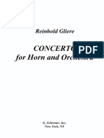 Gliere Horn Concerto - SCORE