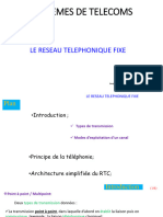 Reseaux Telephonique Fixe - RTC