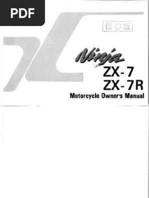 1994 Kawasaki Ninja ZX 7 14 | PDF