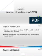 Minggu Ke-1 - Analysis of Variance