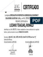 Trabajos en Caliente - Lozano Teaguas, Ronald