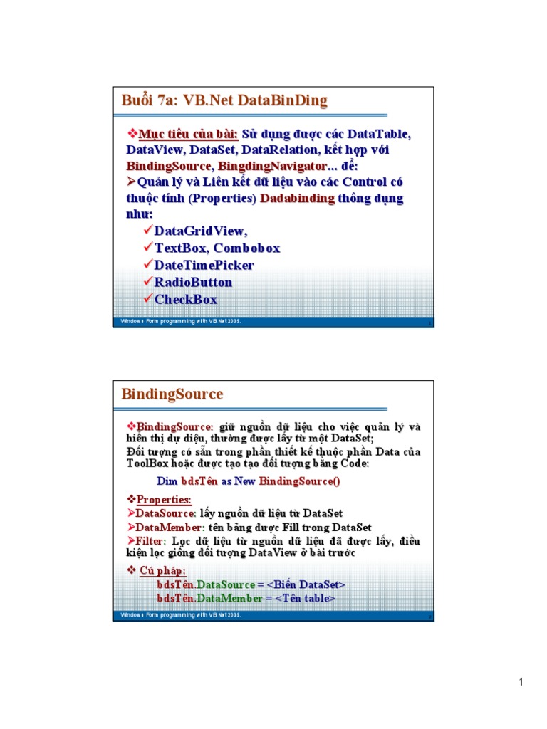 Data Binding | PDF