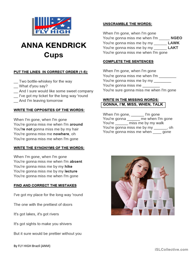 Anna Kendrick Cups PDF