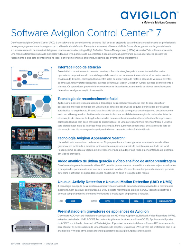 avigilonacc710datasheetptbr PDF