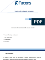 Aula 02 - Introdução A Tecnologia de Alimentos