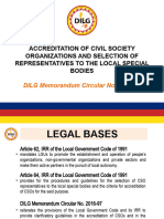 ACCREDITATION OF CSO TO LSBs