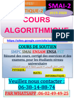 +cours Algorithmique Smai2 FSDM 19-20