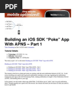 Building An iOS SDK "Poke" App With APNS - Part 1