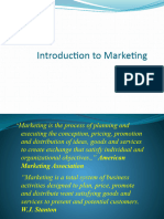 Marketing-Intro 4th Sem