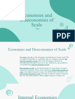 Economies and Diseconomies of Scale