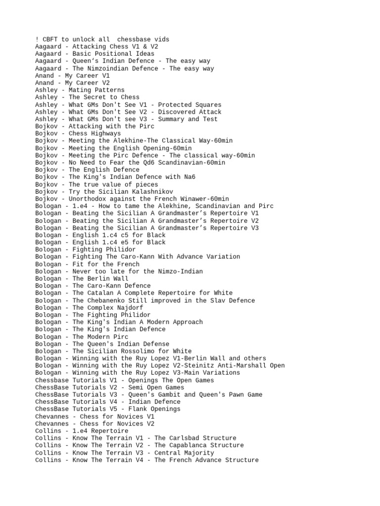folder list pdf