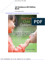Positive Child Guidance 8th Edition Miller Test Bank