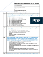 CHRP 20 - Entreprenuership and Consultancy Exams Revision