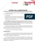 JUNTA DE PERSONAL - Acuerdo y Retenes 2022