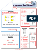 Corrections Semaine 3 Cahier de Vacances Ce1 Vers Le Ce2