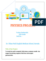 Tushar Deshmukh Physics Project