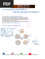 Chapter 12 Software Development