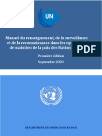 002-034 2020.15 Peacekeeping-Intelligence, Surveillance and Reconnaissance Staff (PKISR) Handbook (French)