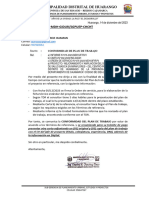 CARTA 021 - Conformidad Plan de Trabajo Ficha Centro de Salud Miraflores