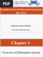 IS - Chapter 1, Overview of Information System