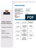 CV, Jorge Acosta