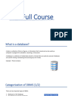 SQL Full Course Notes