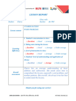 Lesson Report 2