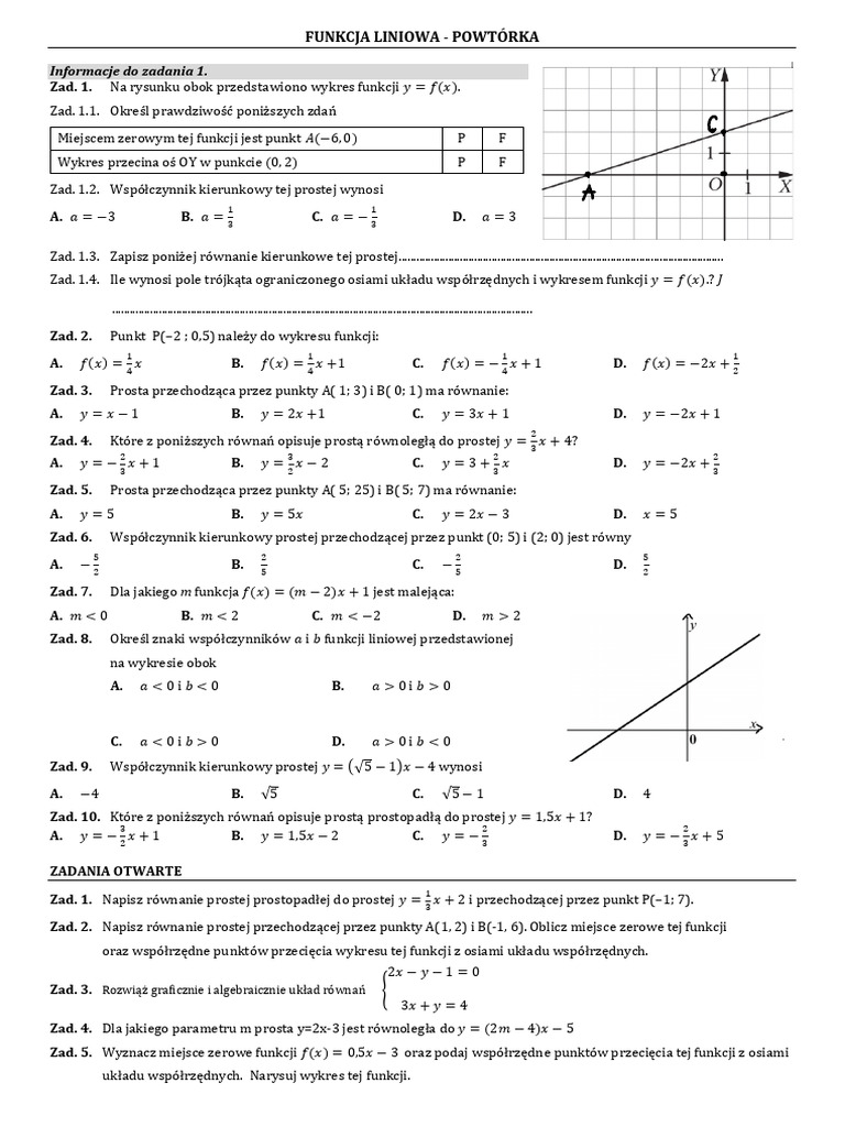 funkcja-liniowa-powt-rki-pdf