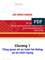 Chuong 1 - Tong Quan Ve He Thong Va An Ninh Mang