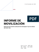 Informe Movilización Kallpa-Carhuaquero