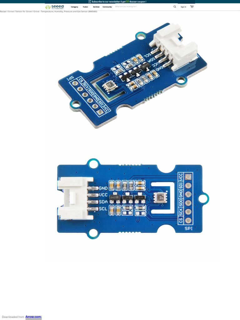 BME680 Sensor Overview and Specs | PDF | Humidity | Sensor