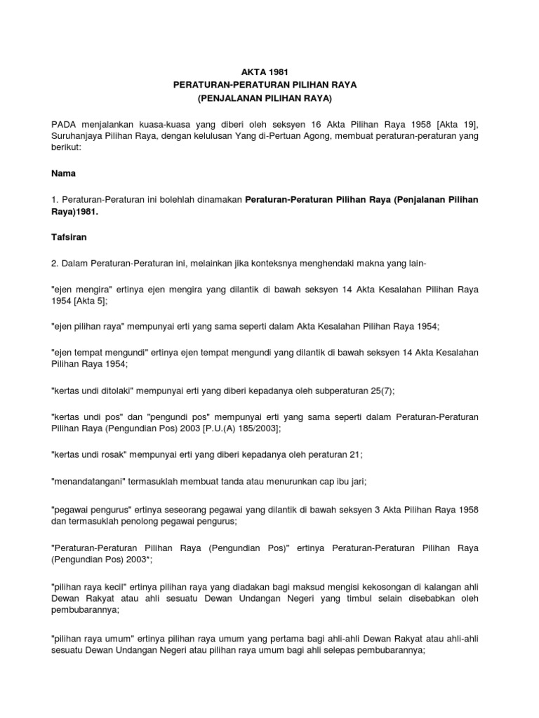 Get Contoh Kertas Undi Rosak Pictures