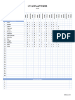 Lista de Asistencia JULIO