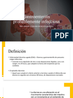 Gastroenteritis Probablemente Infecciosa