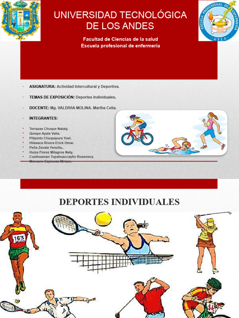Características de los Deportes Individuales | PDF | Deporte del atletismo