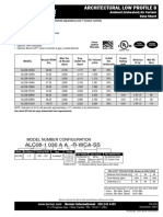 Berner Architectural Low Profile 8 Ambient Air Curtain Data Sheet