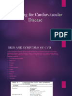 Screening For Cardiovascular Disease New