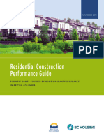Residential Construction Performance Guide
