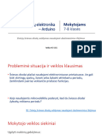 Veikla#09 (92) - Mikrovaldiklių Elektronika Su Arduino. Du Šviesos Diodai. Mokytojams