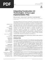 Construction 4.0, PLAN, Four Layer Integration