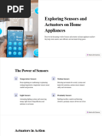 Exploring Sensors and Actuators On Home Appliances