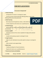 GSPrime Finance IB Fund Accounting Important Questions