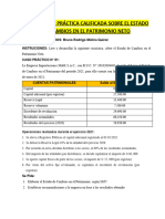 Sesión #11 Práctica Calificada Sobre Estado de Cambios en El Patrimonio Neto