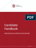 Pecb Candidate Handbook Certified Data Protection Officer MC