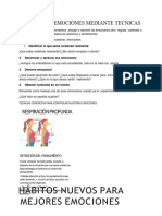 Control de Emociones Mediante Tecnicas. Fio