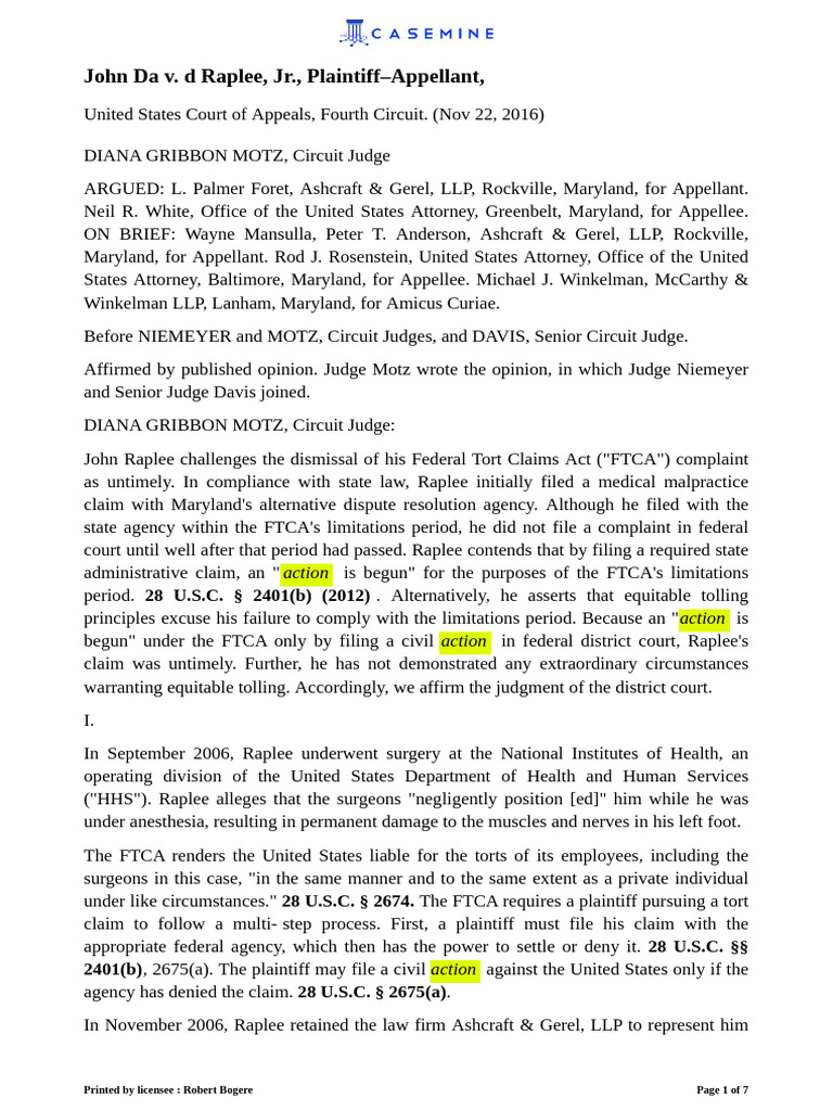 Judgment 31051 pdf federal tort claims act lawsuit