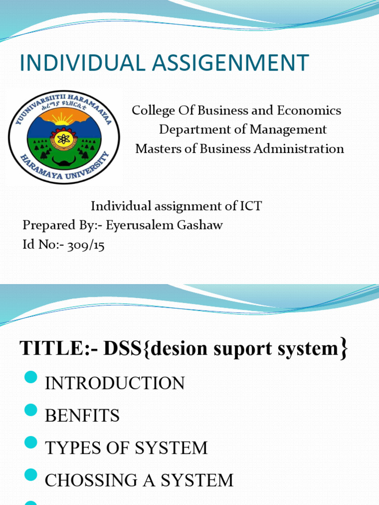 Decission Suport System Assigenment | PDF | Decision Support System ...
