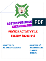 Physics Activity File