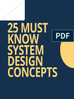 25 Must Know System Design Concepts