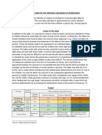 New Guideline Table For The Indicative Calculation of Maintenance